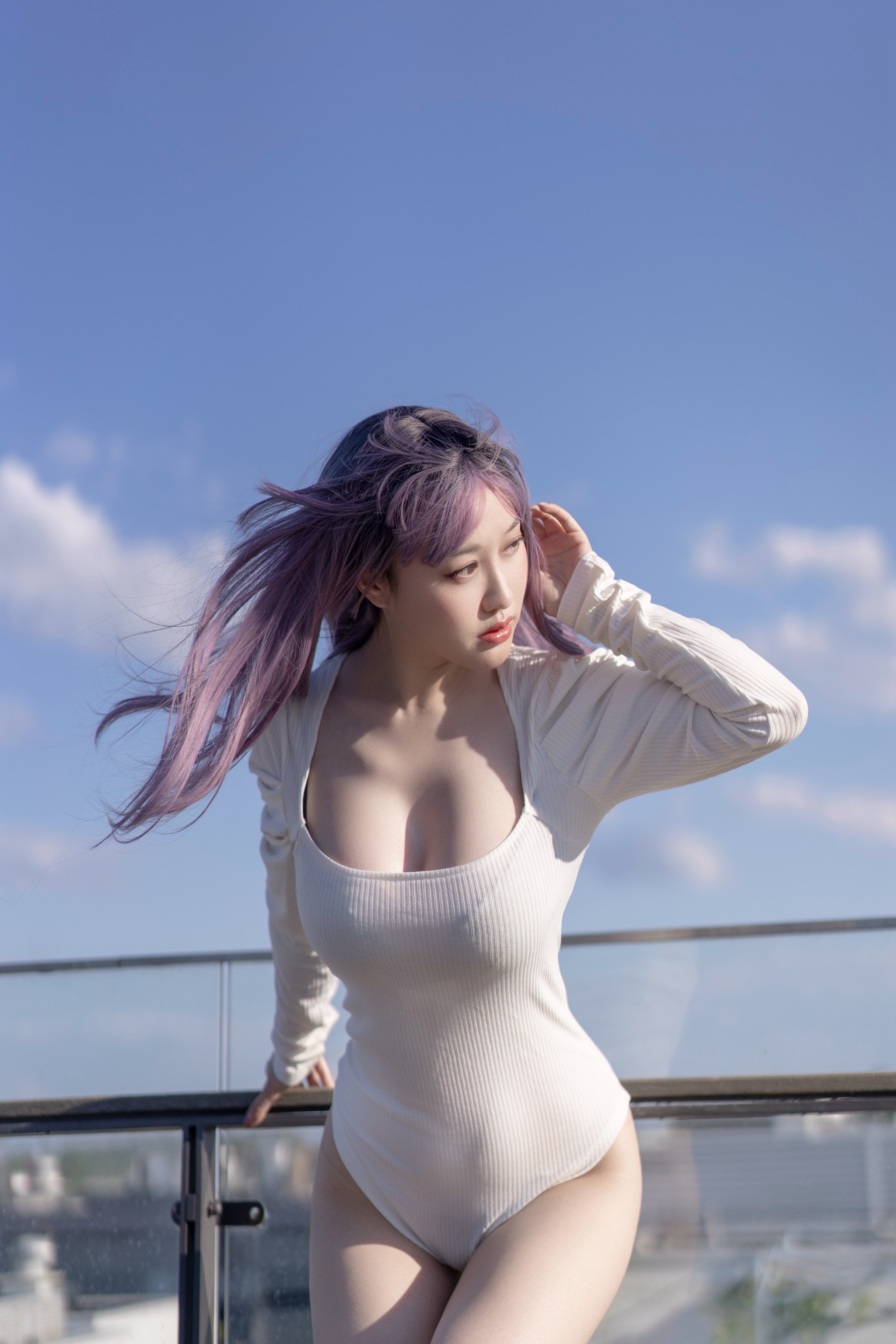 脱尾巴Mizuki - NO.009 天台2 [43P]-XikXak